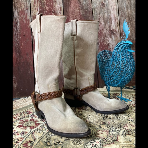 🌺 Frye Billy Braided Harness Boots - Picture 13 of 13